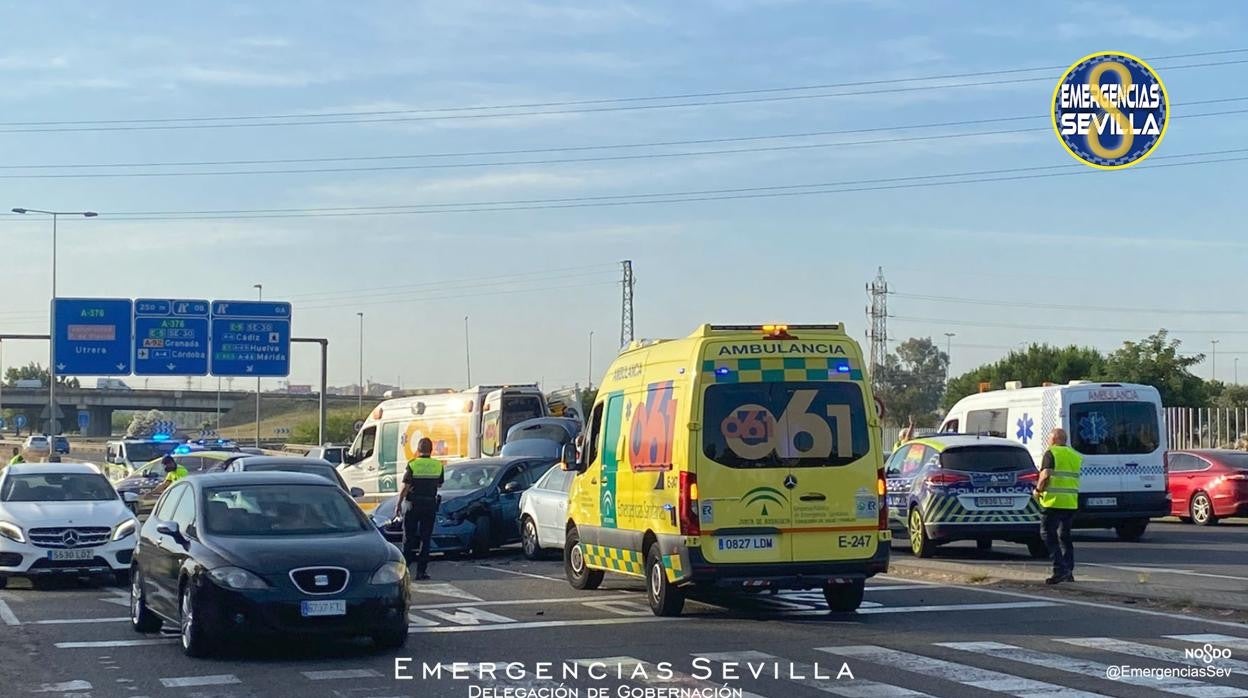 Accidente en la avenida de la Paz de la capital en el que murió un hombre