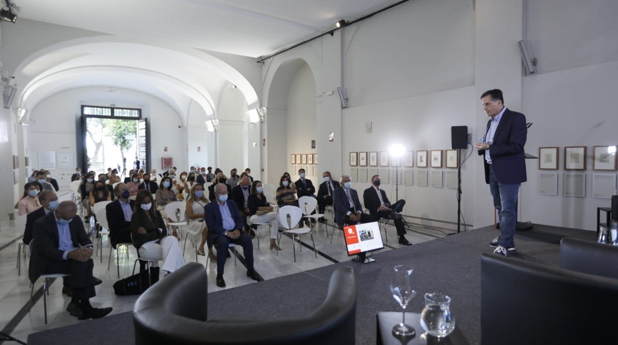 Jimmy Pons durante su intervención en la jornada STM celebrada en la Galería de ABC