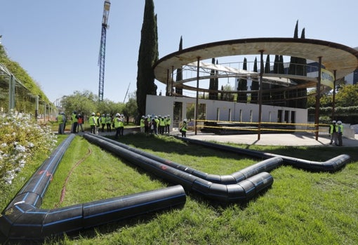 El auditorio dispondrá de una cubierta de tela