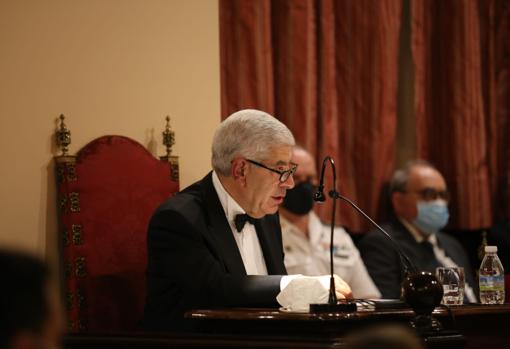 Intervención del presidente de la Audiencia, Damián Álvarez