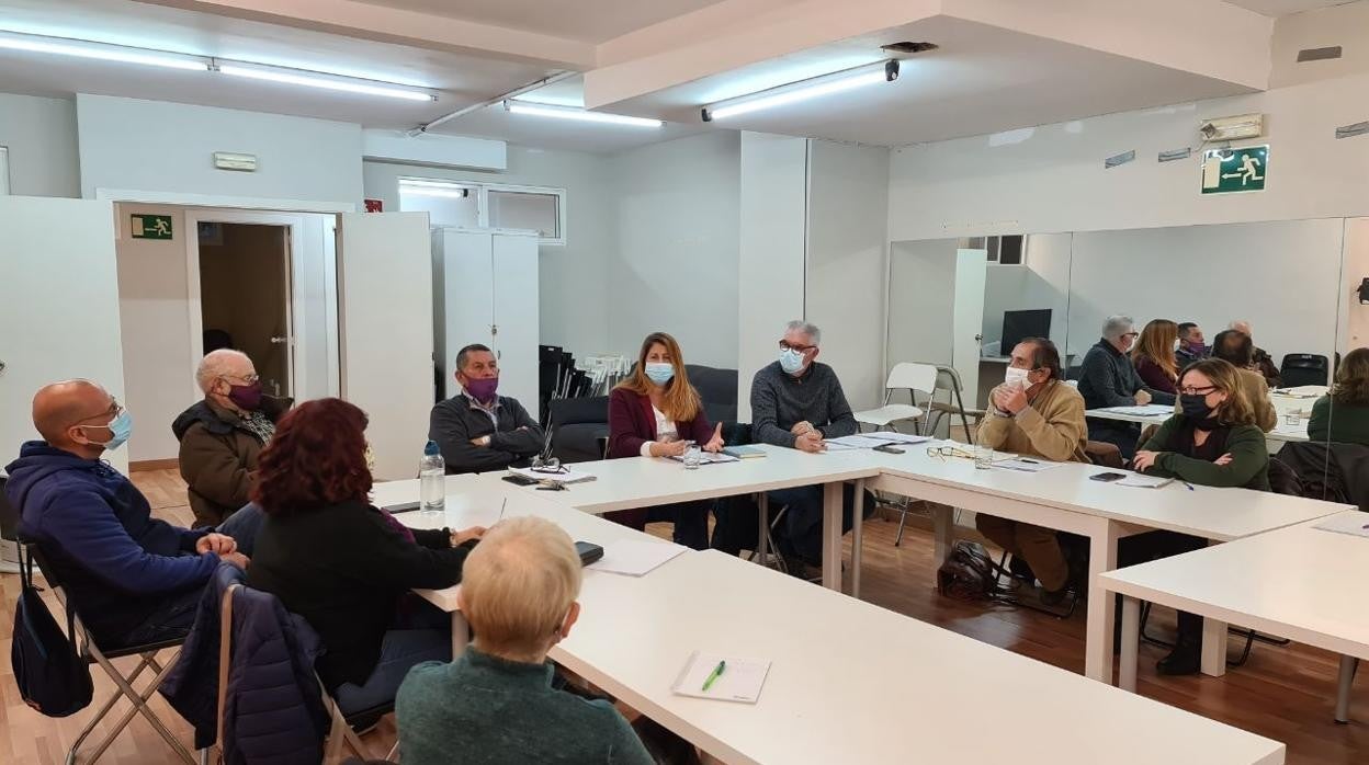 Un momento de la reunión del Consejo de Círculos de Podemos Sevilla