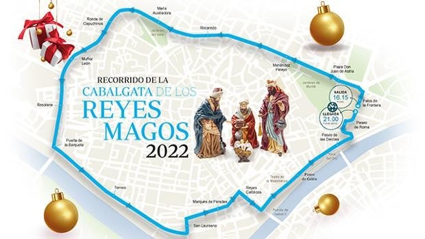 Así es el recorrido de la Cabalgata de Reyes Magos 2022 de Sevilla tras el cambio sufrido por el Covid