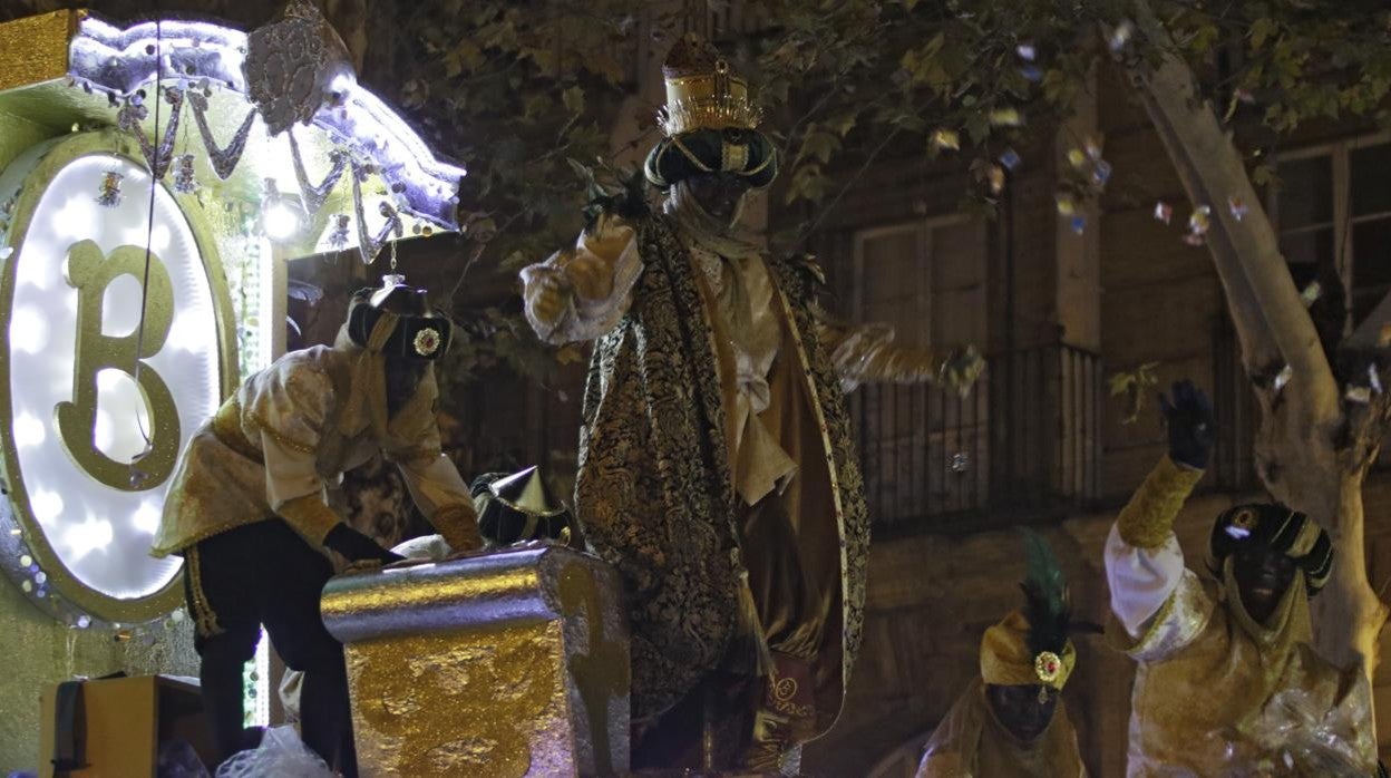 Carroza de Baltasar en la Cabalgata de Reyes Magos 2020