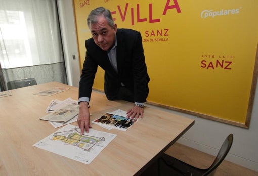 El candidato del PP a la Alcaldía de Sevilla, José Luis Sanz