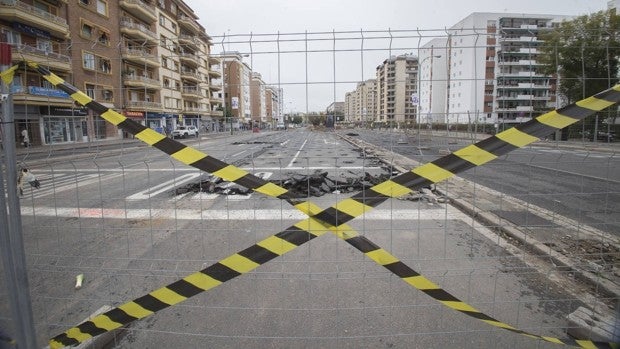 La obra de ampliación del tranvía de Sevilla, afectada por el auge mundial de los costes de materiales