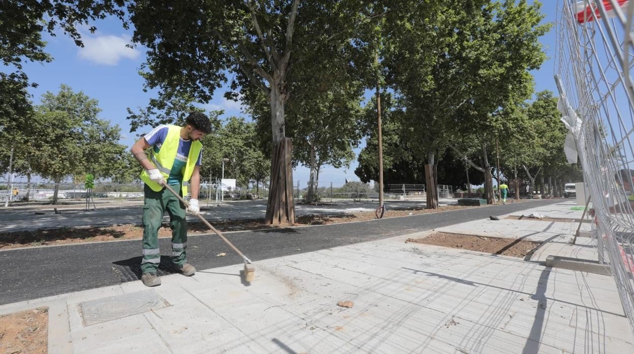 El alcalde de Sevilla, Antonio Muñoz, ha conocido este martes el avance de las obras