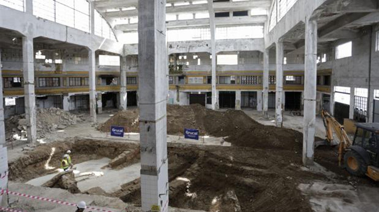 El Mercado de la Carne, cuando empezaron las obras hoy paralizadas