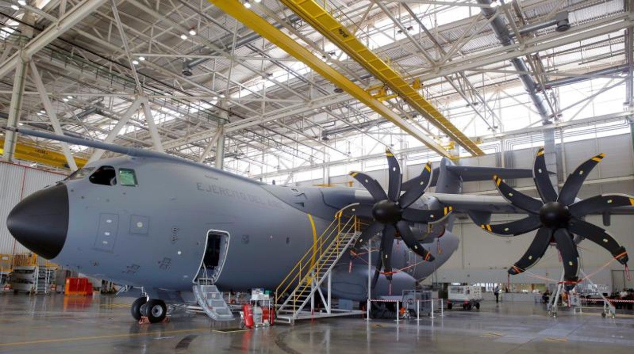 Un avión de los que se ensamblan en Sevilla