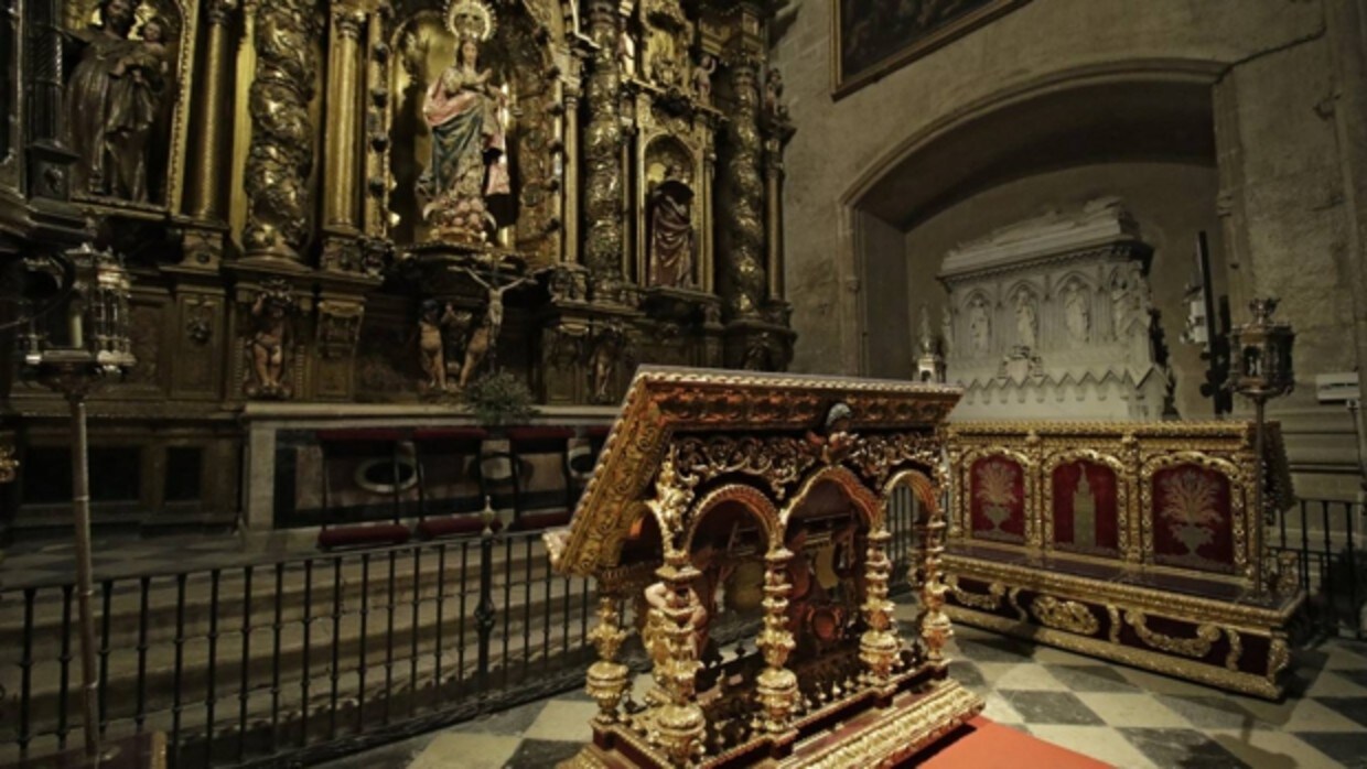 La capilla de San Pablo, presidida por la Inmaculada de Alonso Martínez, donde será enterrado el cardenal