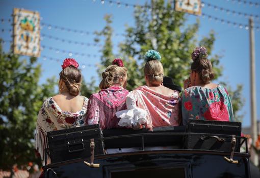 De paseo por el real de la Feria