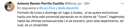 El 77,8% de los lectores que han respondido a nuestra encuesta volverían al Lunes del Pescaíto en la Feria de Sevilla