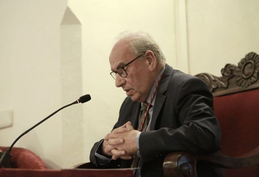 Alfonso Guerra durante su intervención