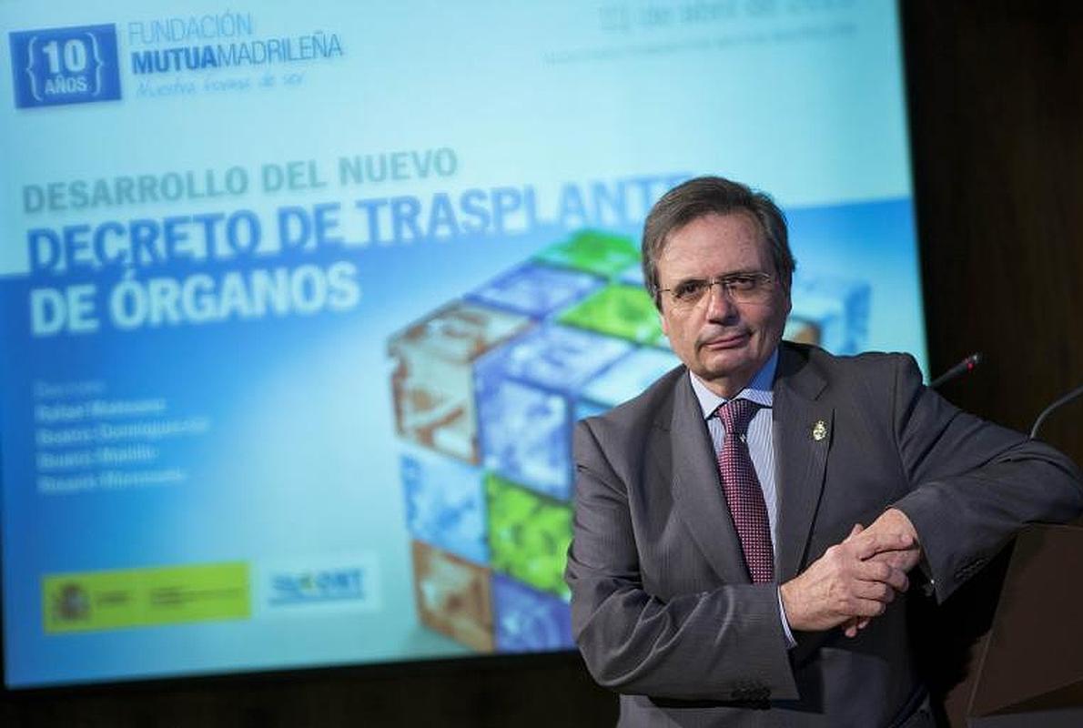 El director de la Organización Nacional de Trasplantes, Rafael Matesanz