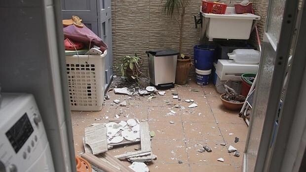 Desperfectos en distintas viviendas de Melilla por el efecto del terremoto de 6,3 grados en la escala de Richter