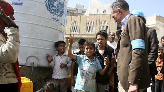 El representante de Unicef en Yemen, Julien Harneis