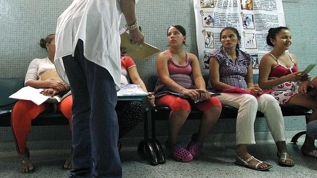 Mujeres embarazadas en el Hospital Universitario Erazmo Meoz de Cúcuta, Colombia