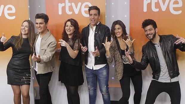 María Isabel, Maverick, Electric Nana, Xuso Jones, Barei y Salvador Beltrán, los candidatos