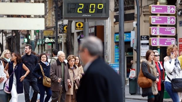 Imagen de archivo de las calles de Valencia, el pasado febrero