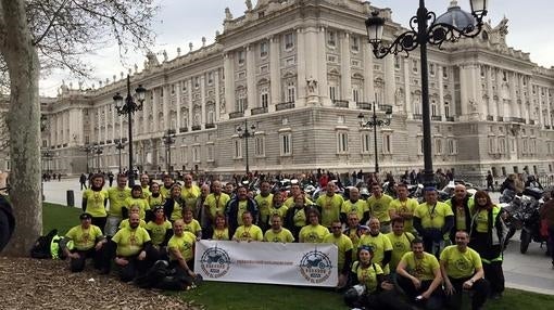 Foto de grupo en Madrid de los delegados provinciales del proyecto