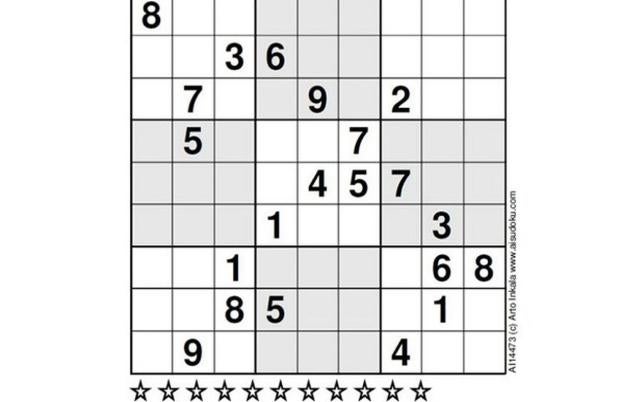 Eres capaz de resolver el sudoku más del