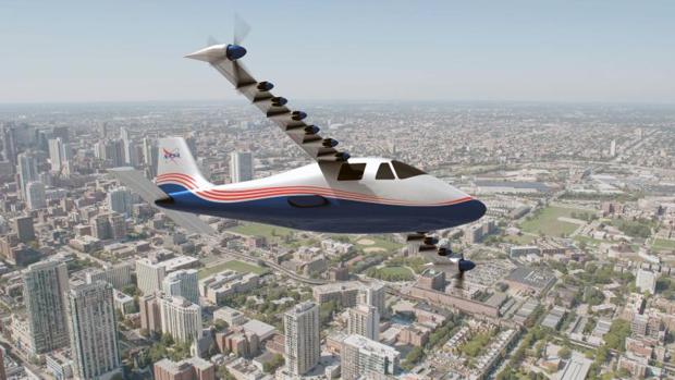 La NASA se cuela en la carrera por el avión impulsado con motores eléctricos