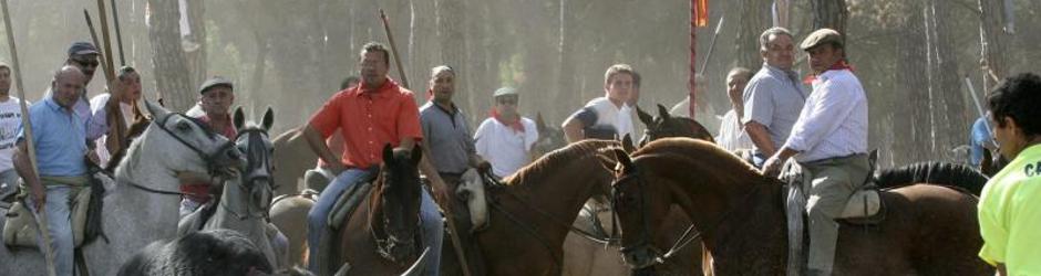 Celebración del torneo medieval de El Toro de la Vega, en Tordesillas (Valladolid)