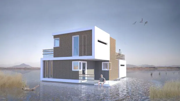 Imagen del prototipo de vivienda del proyecto holandés «Prenuptial Housing»