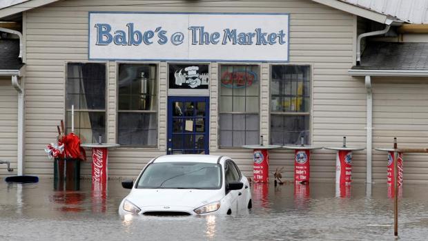 Las peores inundaciones se han registrado en la localidad de Savannah