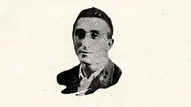 Imagen del recordatorio de Jesús Torrens, dado por muerto en 1937. Falleció en 2002 a los 96 años