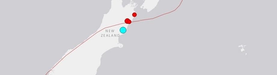 Restos del terremoto sufrido este domingo en Nueva Zelanda