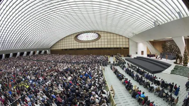 Vista general de la audiencia general de los miércoles del Papa Francisco, en el Vaticano, este miércoles 7 de diciembre