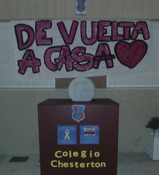 Homenaje a Adrián en su colegio