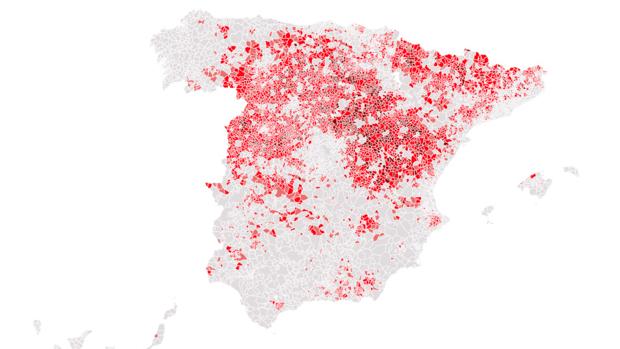 Pueblos con menos de 500 habitantes