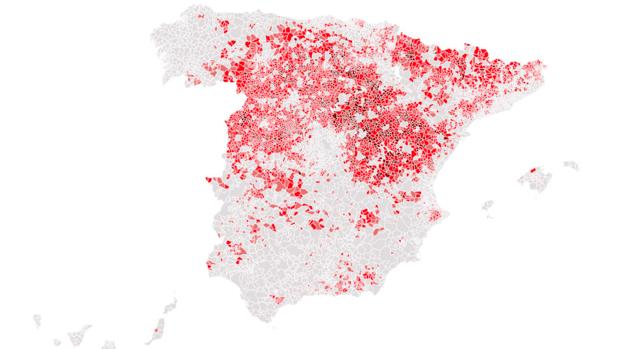 La despoblación vacía media España