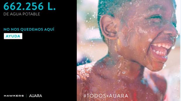 La campaña #TODOSXAUARA de Hawkers y AUARA dan acceso a África a más de 650.000 litros de agua