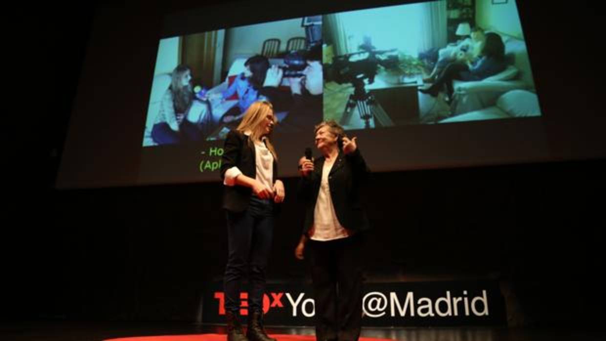 La joven ucraniana Oksana Divocha convive con Ángeles Almendros