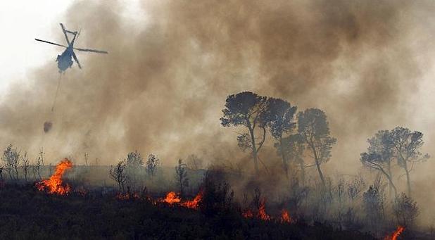 Incendios forestales en la Comunidad Valenciana