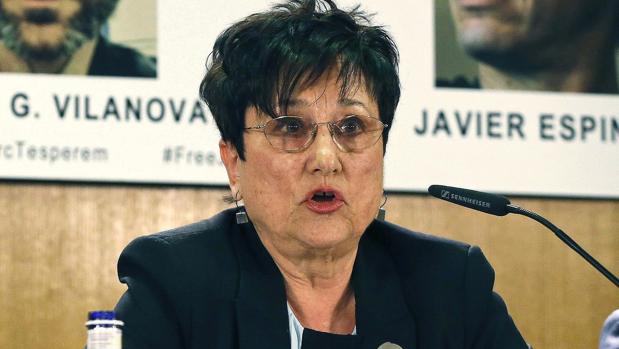 La presidenta de Reporteros Sin Fronteras en España, Malén Aznárez
