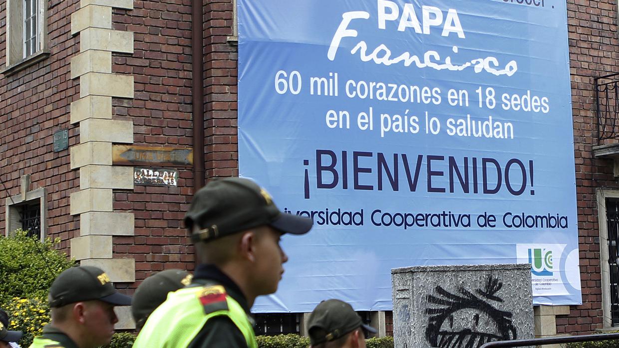 Bogotá ya está preparada para la llegada del Papa Francisco