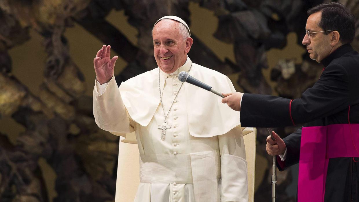 El Papa Francisco, durante un acto en El Vaticano