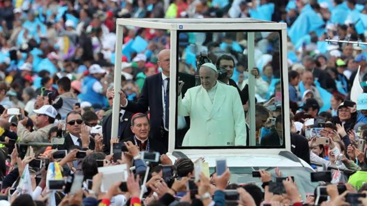 El Papa, en Bogotá