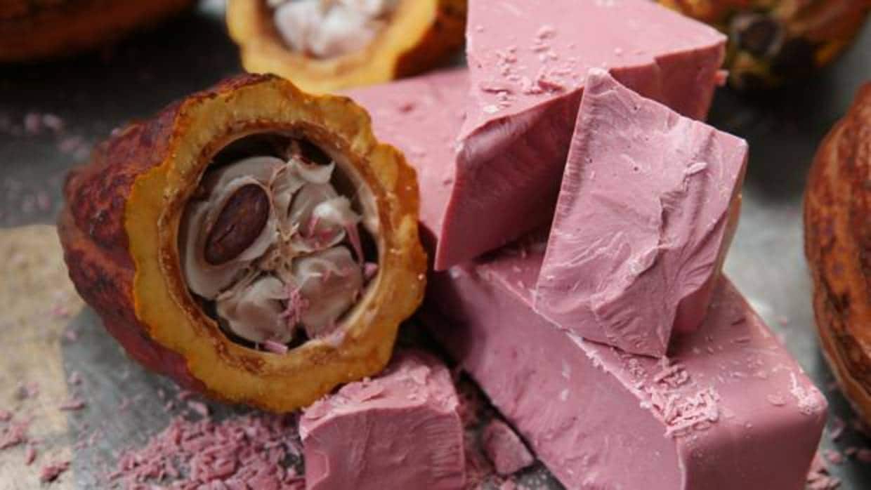 Chocolate rosa denominado «rubí»