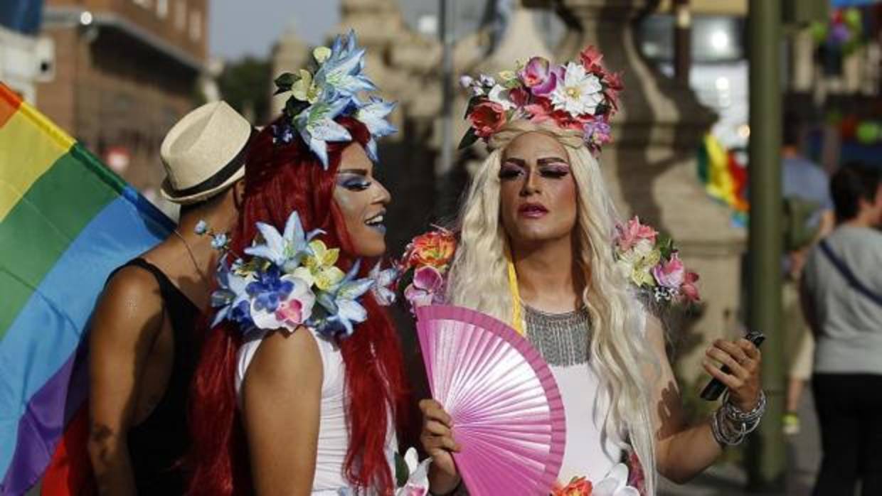 Fiesta del orgullo gay en Sevilla