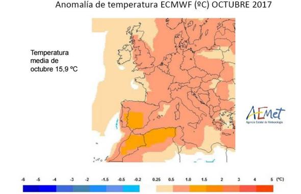 El otoño será más caluroso de lo normal pero con más precipitaciones en noviembre y diciembre