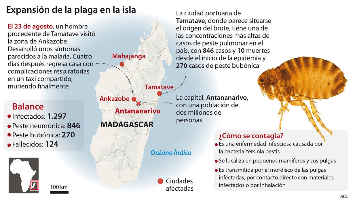 El brote más mortífero de peste del siglo XXI en Madagascar obliga a adoptar medidas de control