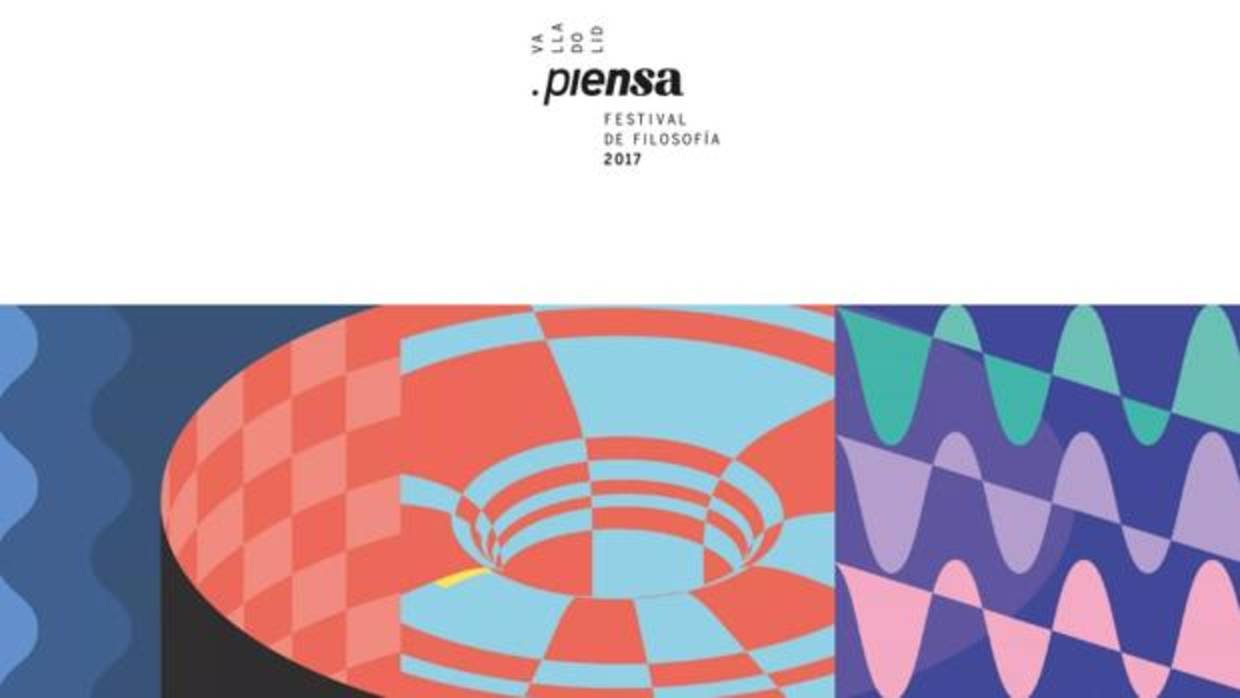 Cartel del festival de Filosofía «Valladolid piensa»