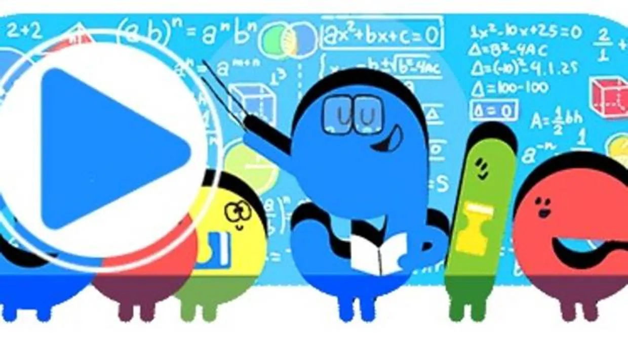 Google rinde homenaje a los profesores en el Día del Maestro con un 'doodle'