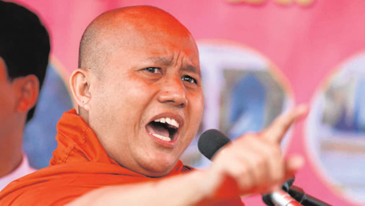 Monjes radicales como Wirathu lanzan ataques furibundos contra el islam
