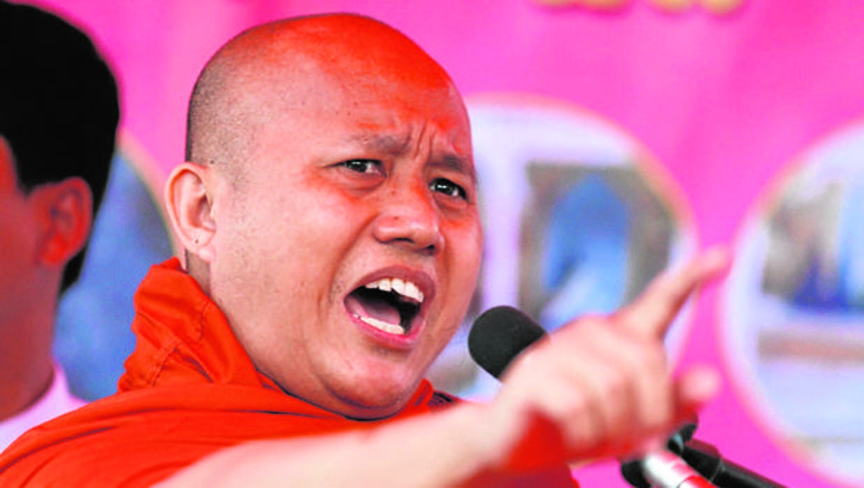 Monjes radicales como Wirathu lanzan ataques furibundos contra el islam