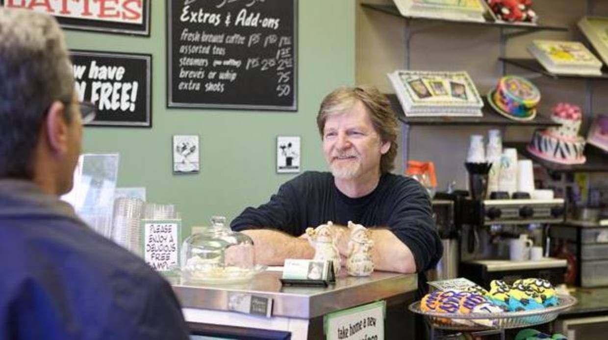 El pastelero Jack Phillips, en imágenes de la «Alliance Defending Freedom»